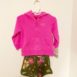 Carter’s Hawaiian Sweatshirt & Shorts Set